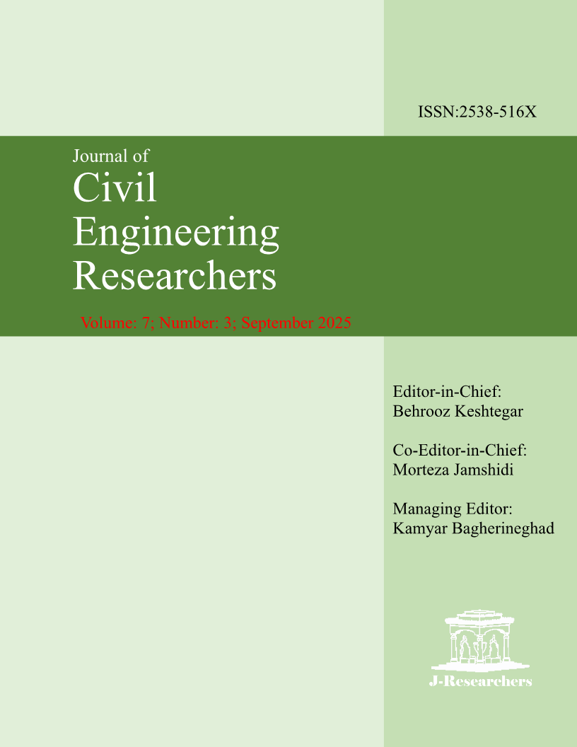 View Vol. 7 No. 3 (2025): Journal of Civil Engineering Researchers