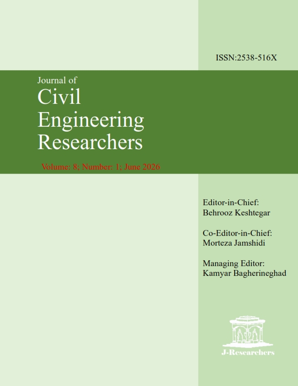 					View Vol. 8 No. 2 (2026): Journal of Civil Engineering Researchers
				